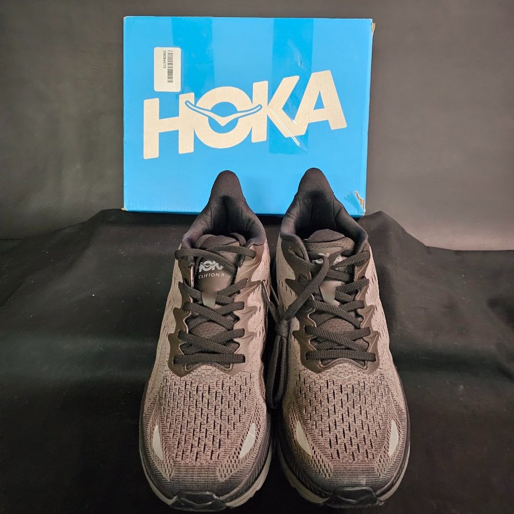 Hoka One One M Clifton 8 Sneaker Running Shoes Black 1119393 Men's Size 8.5D - Picture 3 of 8